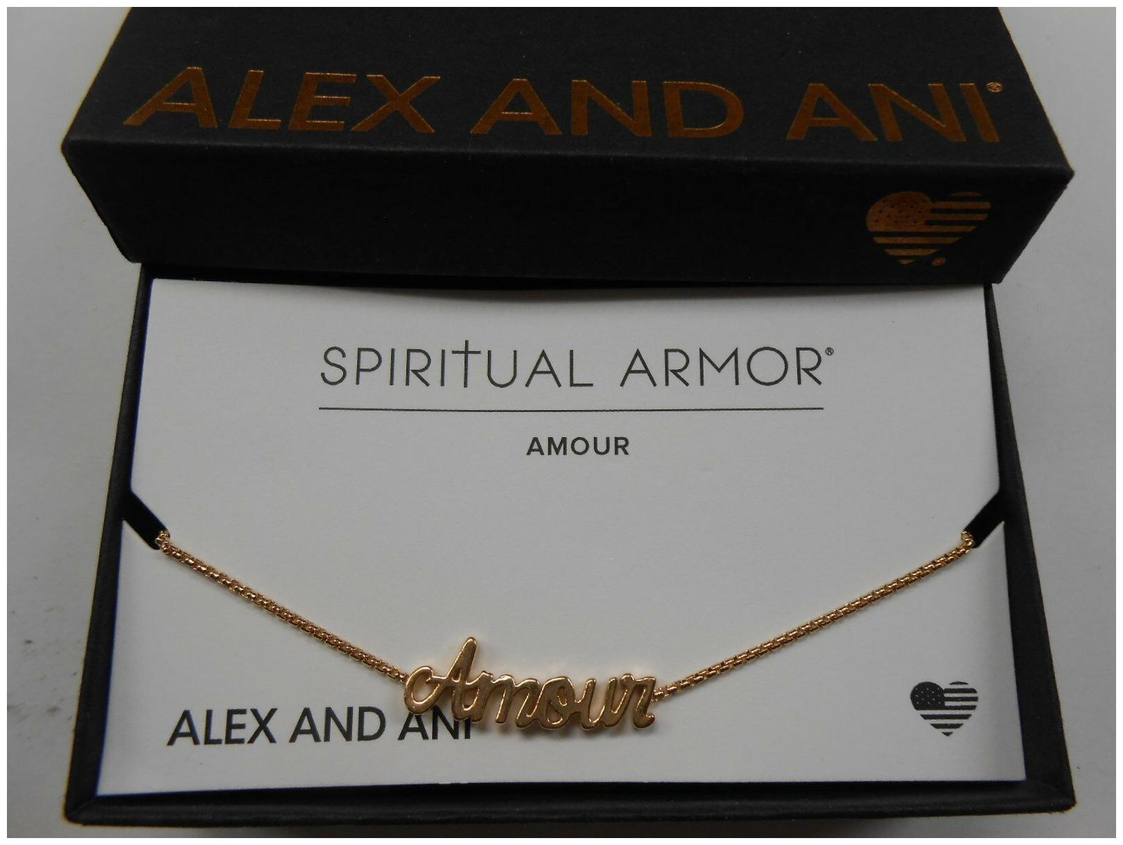 

Alex and Ani Amour Adjustable Bracelet 14kt Rose Gold