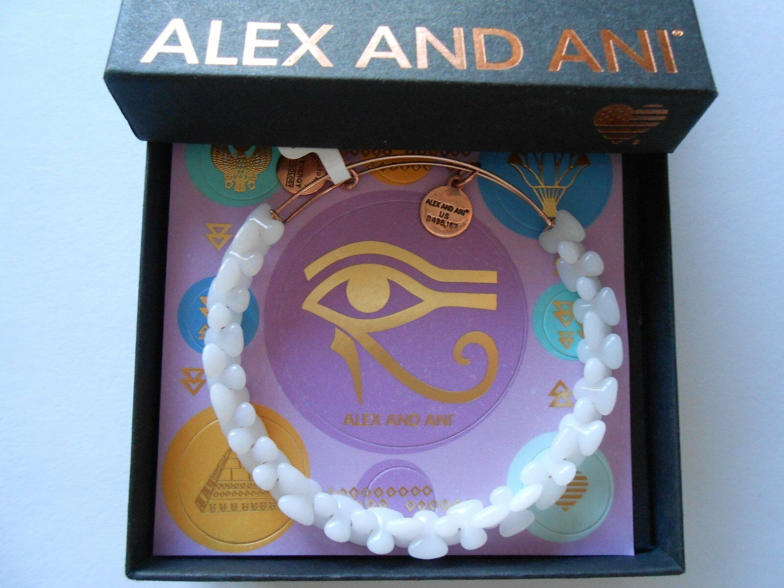 

Alex and Ani Boulder Robin Bangle Bracelet Rafaelian Gold NWTBC