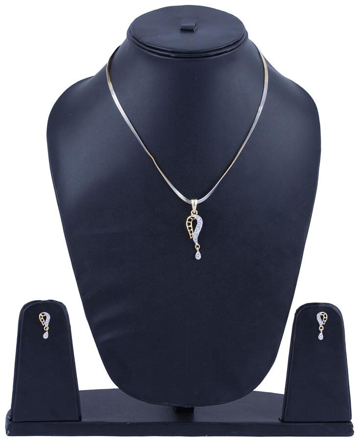 

Foxy Trend Alloy Base American Daimond Set And Get Free Pair of Earrings