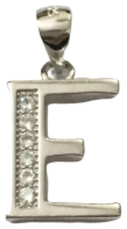 

Alphabet E Pendant 92 5 Silver Purity