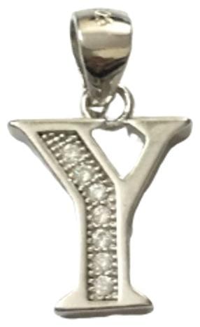 

Alphabet Y Pendant 92 5 Silver Purity