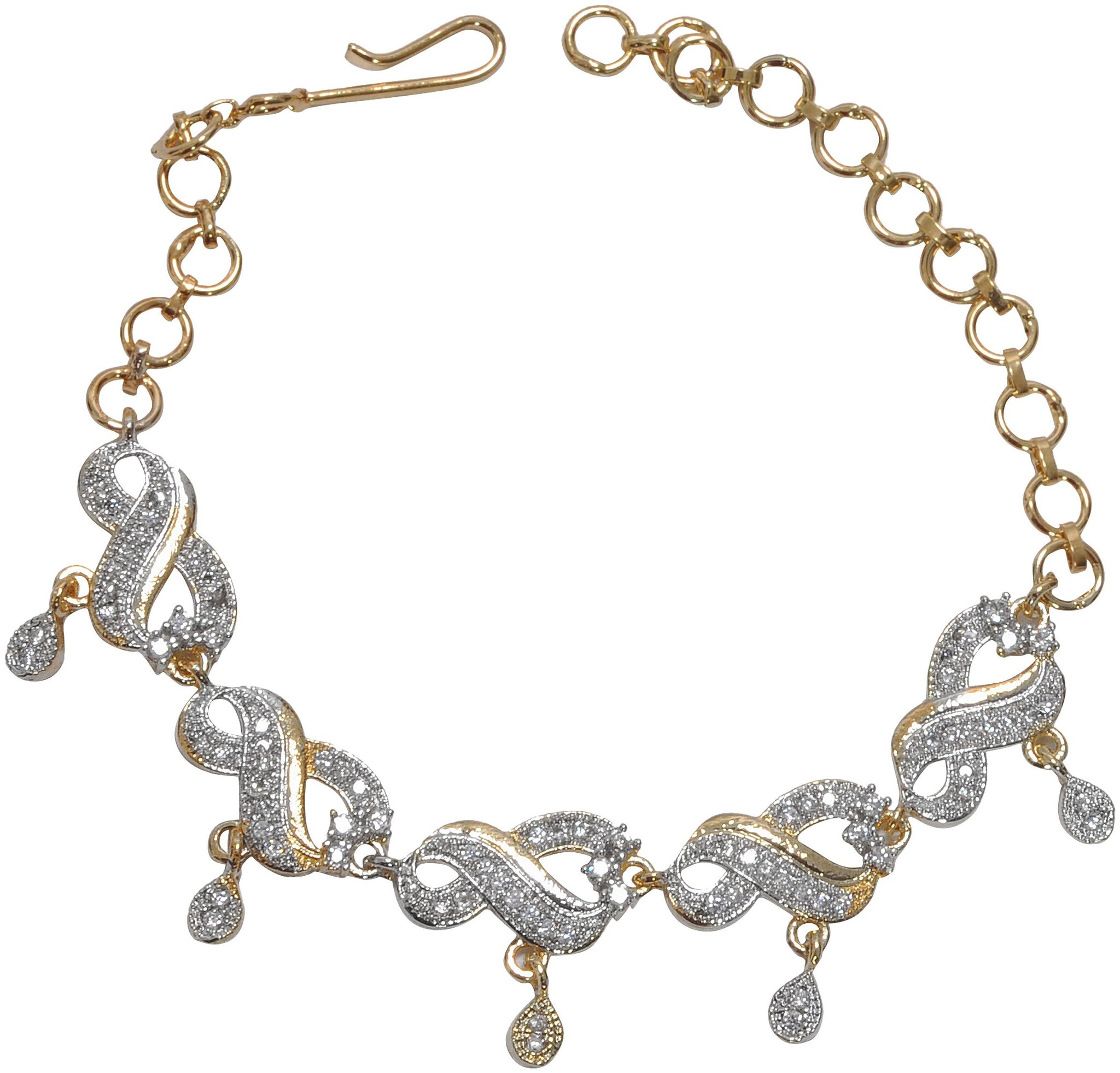 

American Diamond Adjustable Bracelet For Women and Girls