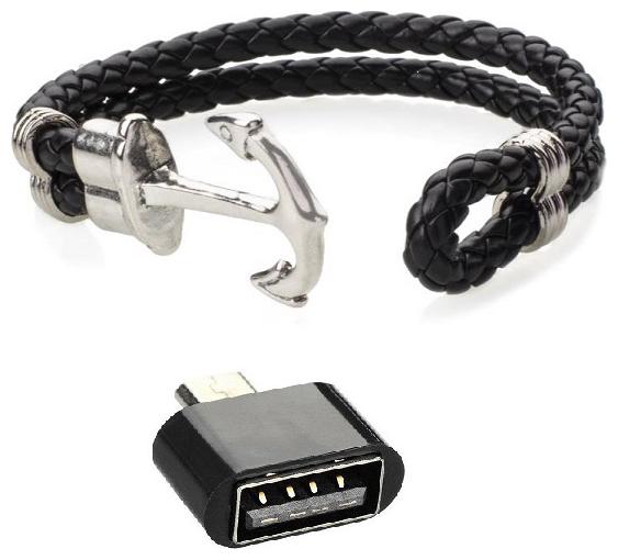 

ANCHOR BRACELET WITH FREE OTG ADAPTOR