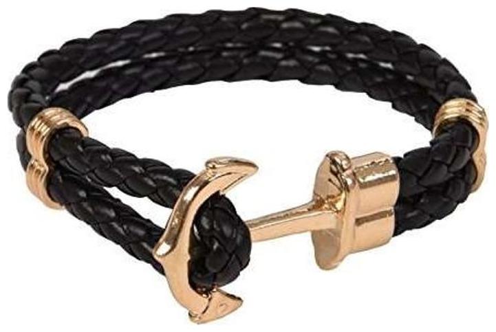 

Anchor bracelet black