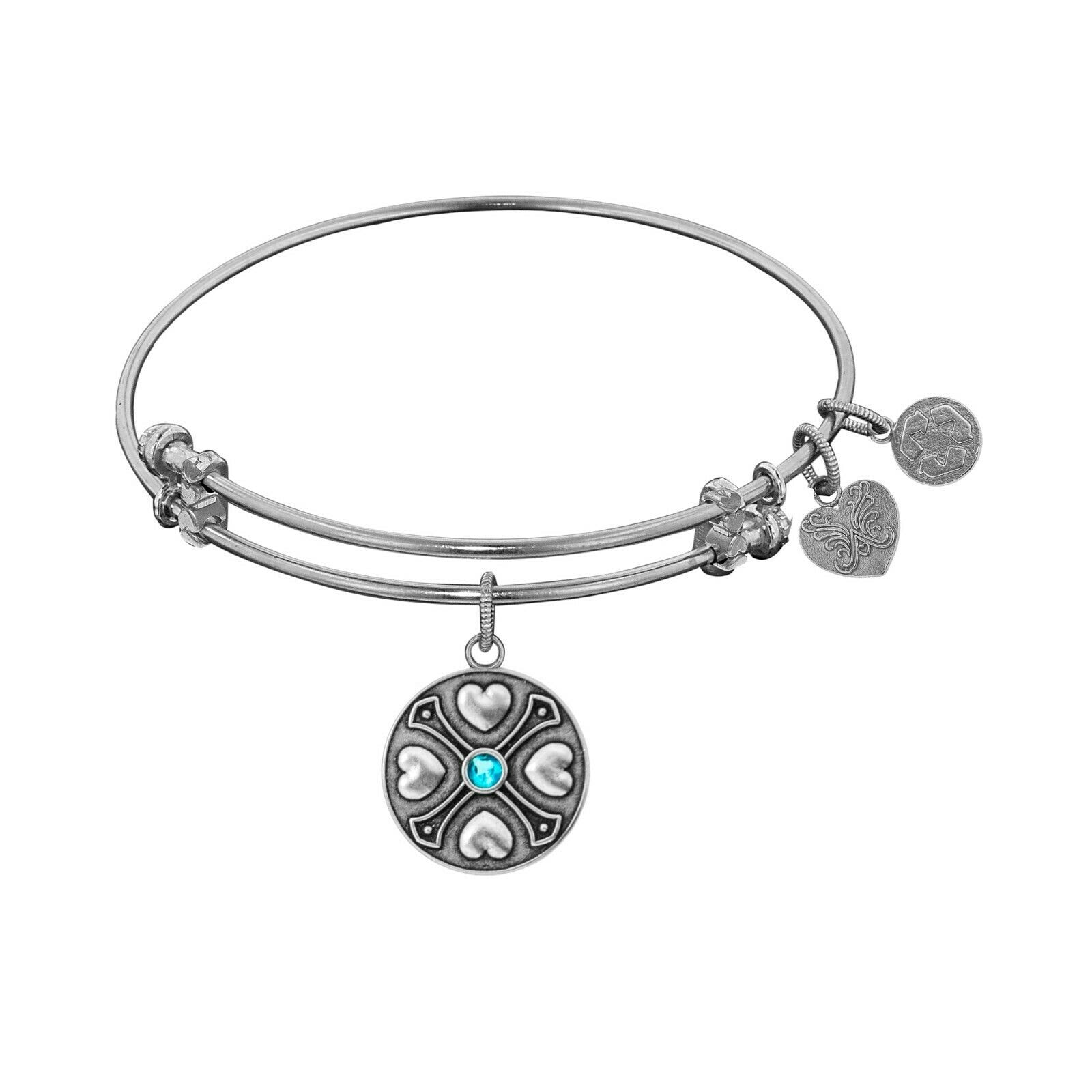 

Angelica December-Blue Topaz Bangle
