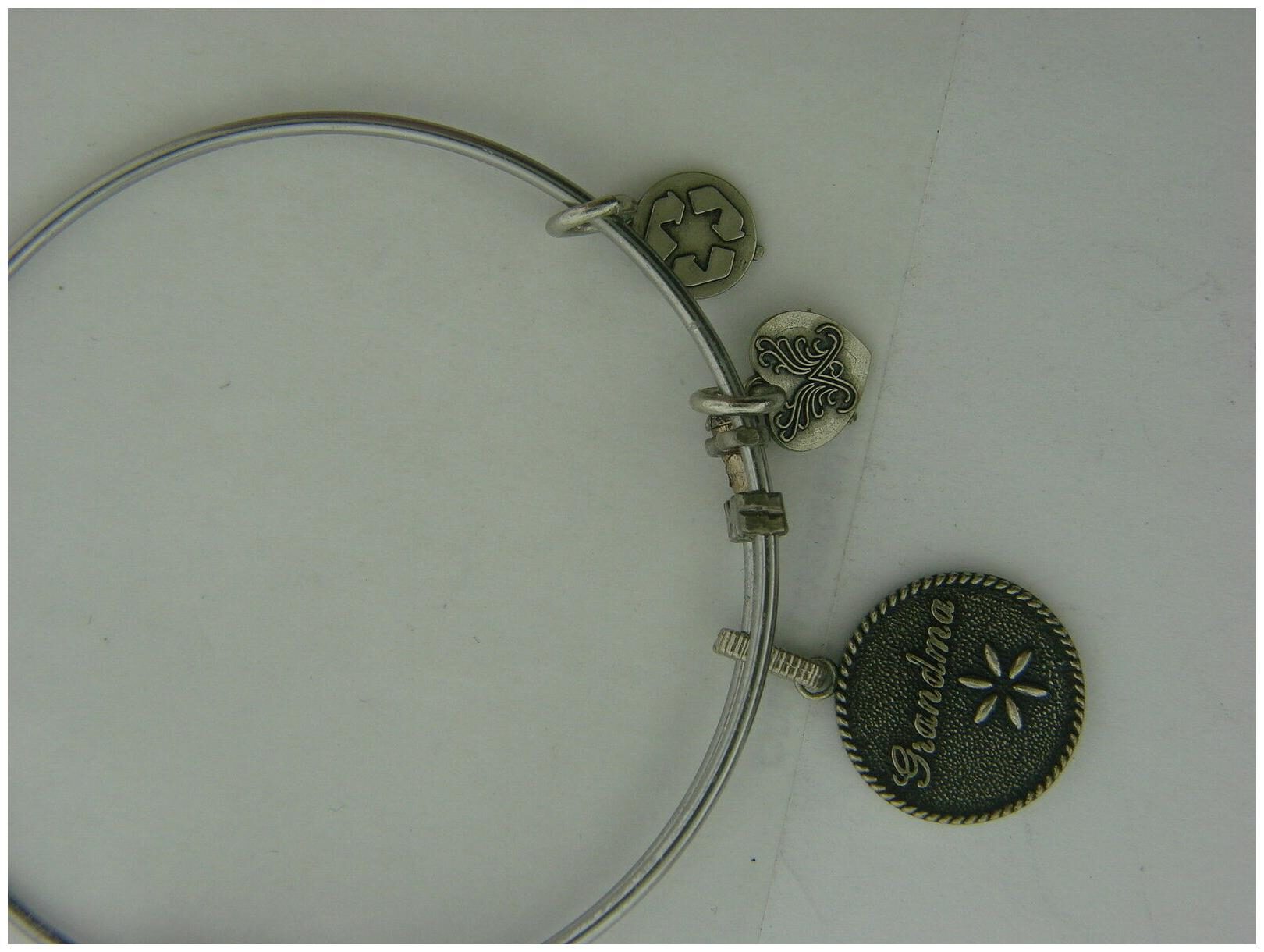 

ANGELICA WHITE RHODIUM ADJUSTABLE SLIDE GRANDMOTHER BRACELET BUY ONE GET 1 FREE