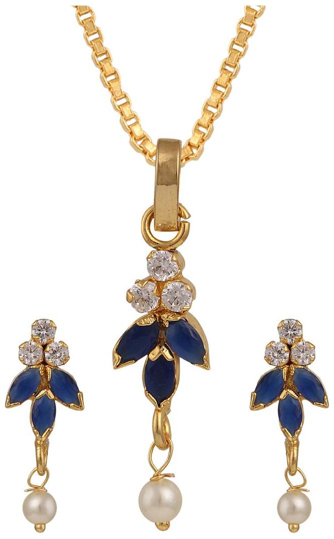

Archi Collection Designer CZ Pendant Set