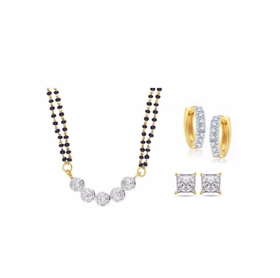 

Archi Collection Designer CZ Mangalsutra Set