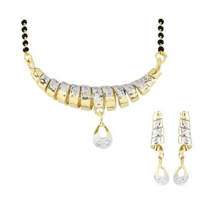 

Archi Collection Gold Plated CZ Mangalsutra Set