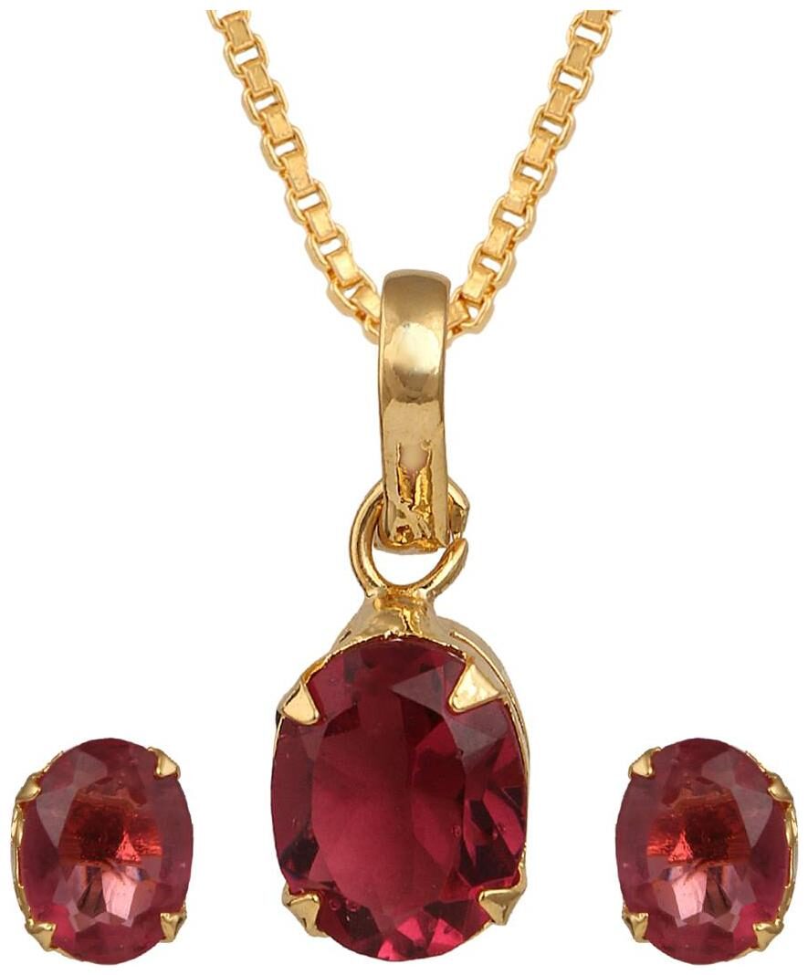 

Archi Collection Designer CZ Pendant Set