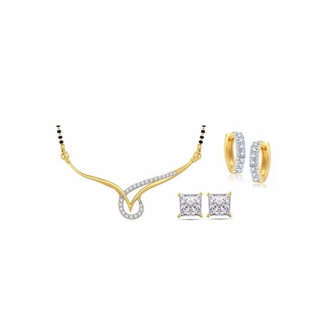 

Archi Collection Designer CZ Mangalsutra Set