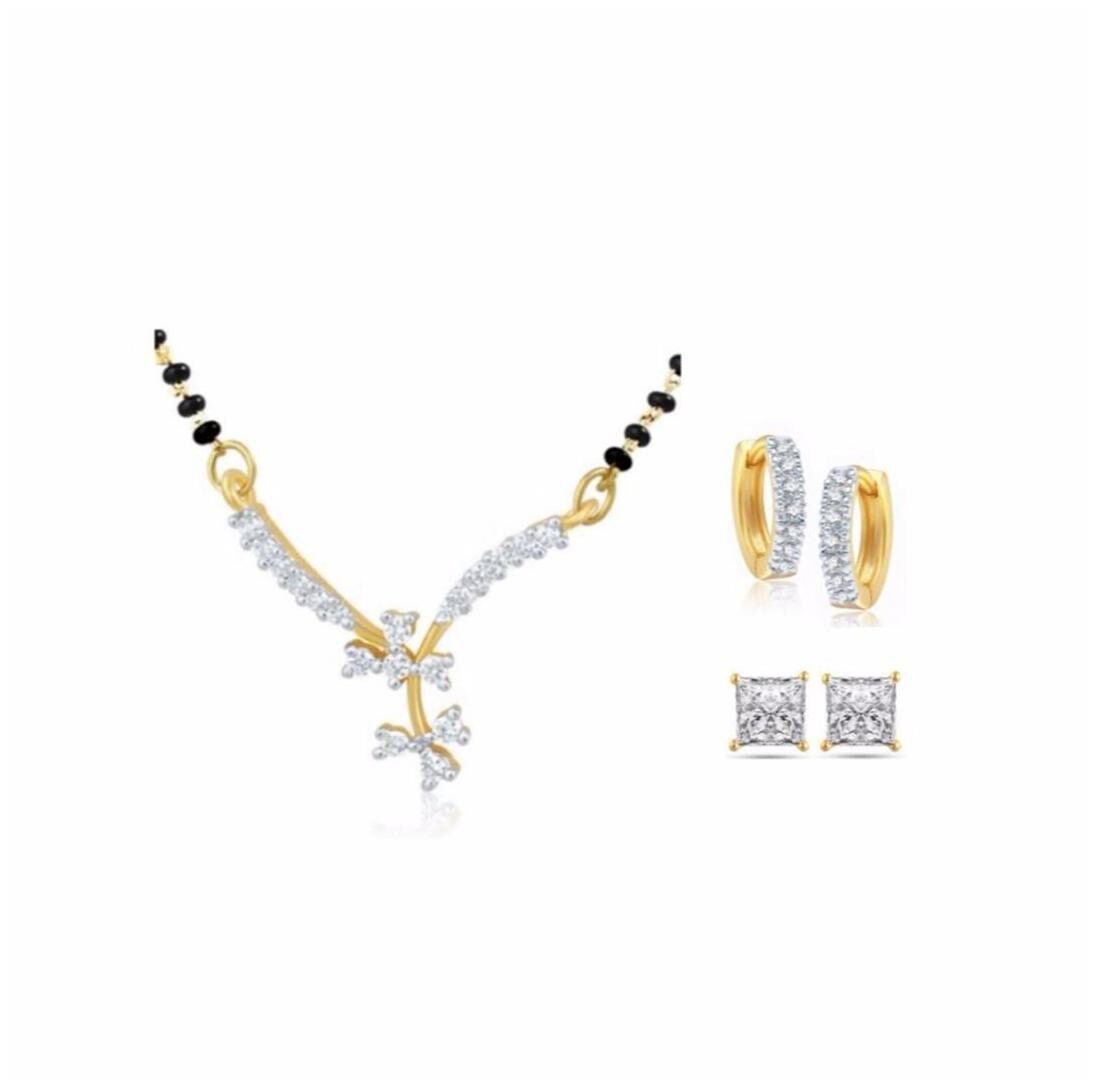 

Archi Collection Designer CZ Mangalsutra Set