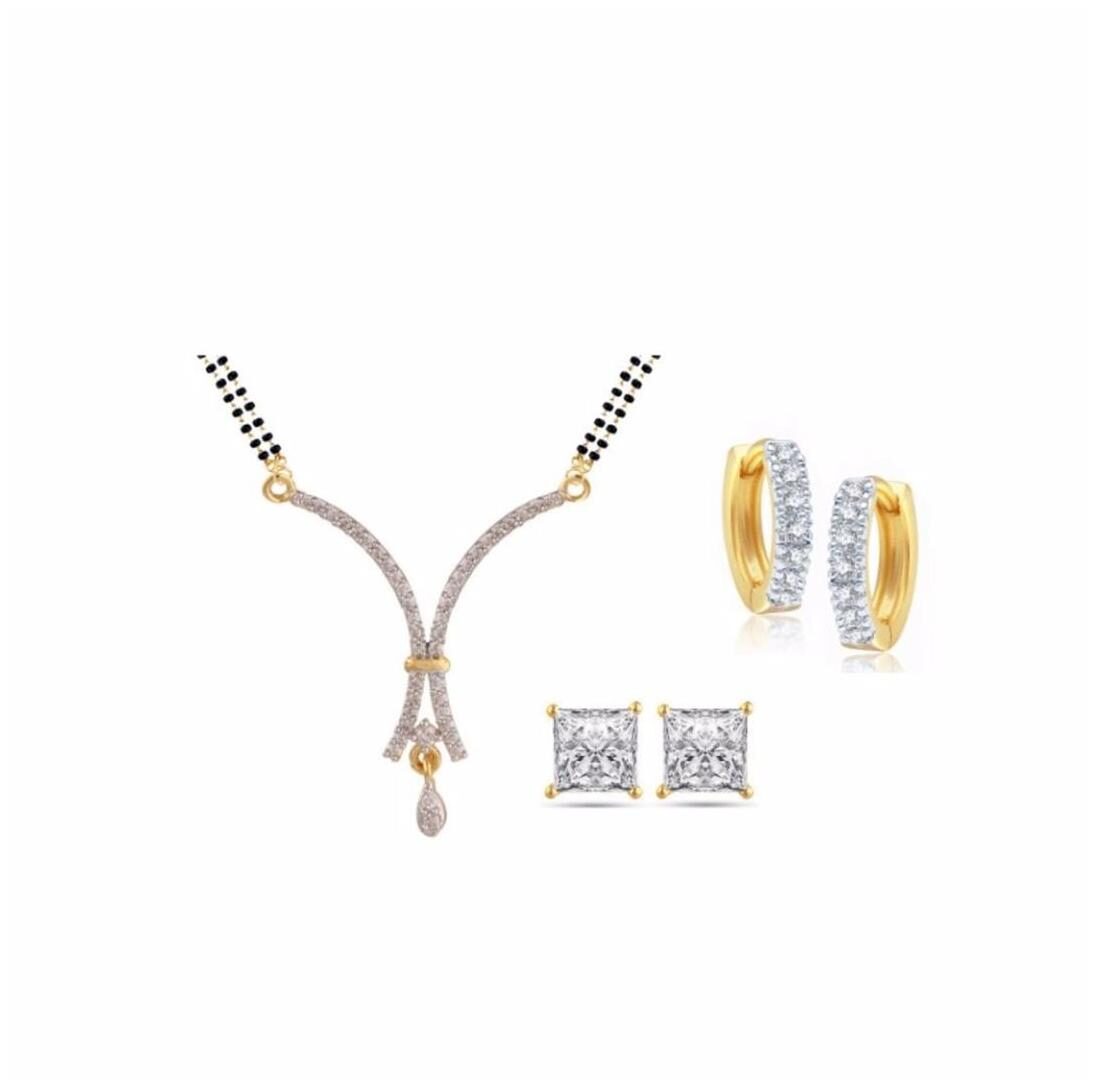

Archi Collection Designer CZ Mangalsutra Set