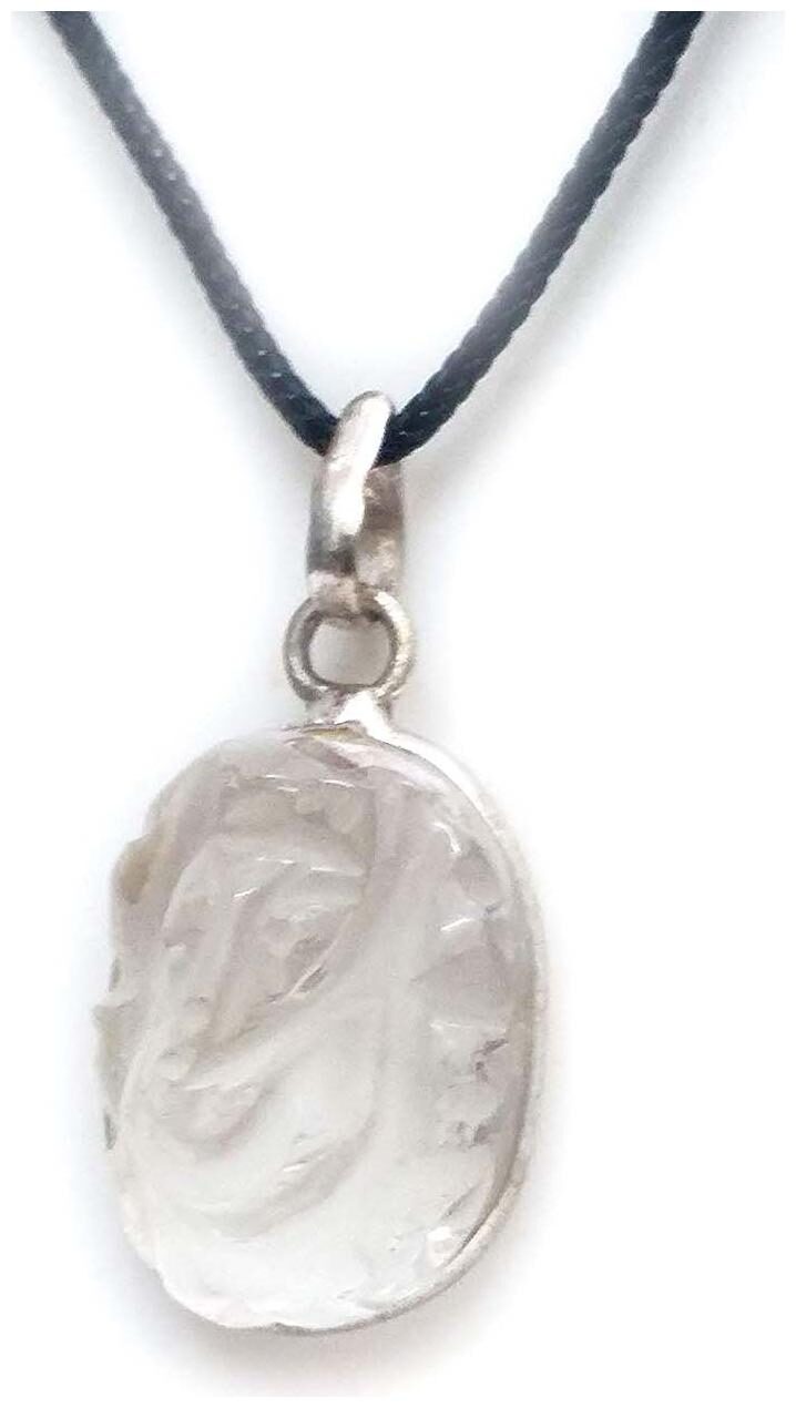 

ASTROCRYSTALS9 Quartz Adjustable Dori White Pendant with Dori For Women