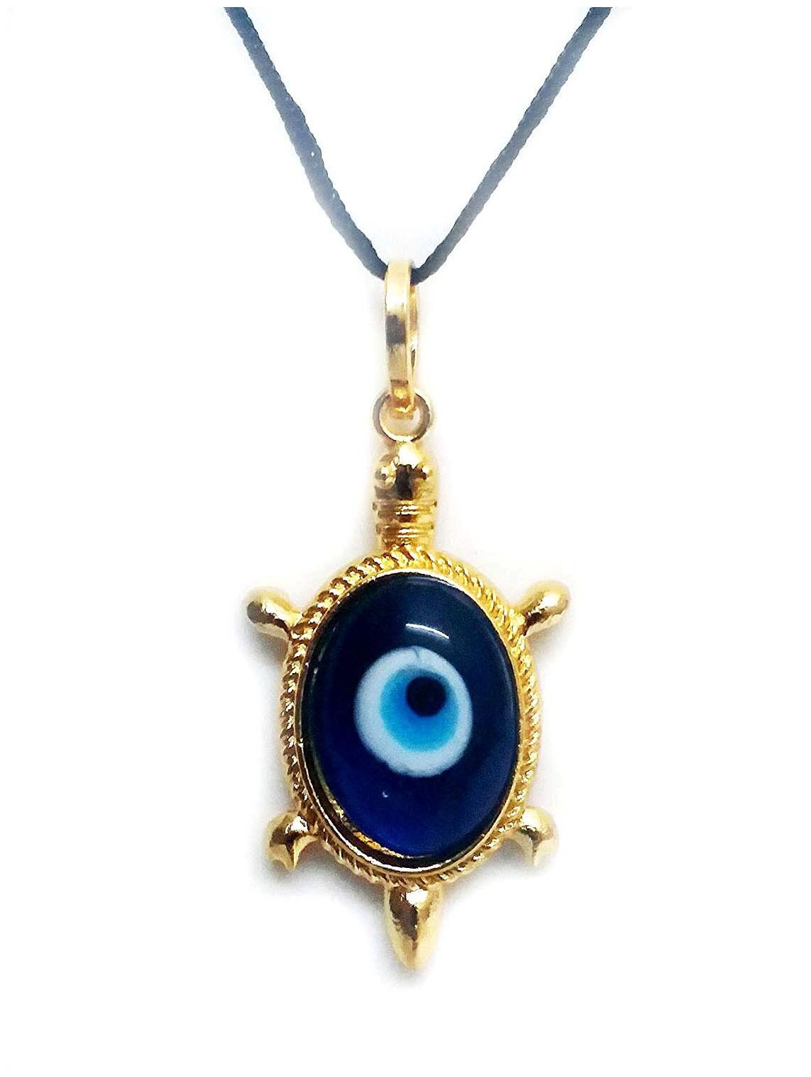 

Astrocrystals9 Evil Eye Tortoise Ashtadhatu Pendant For Protection