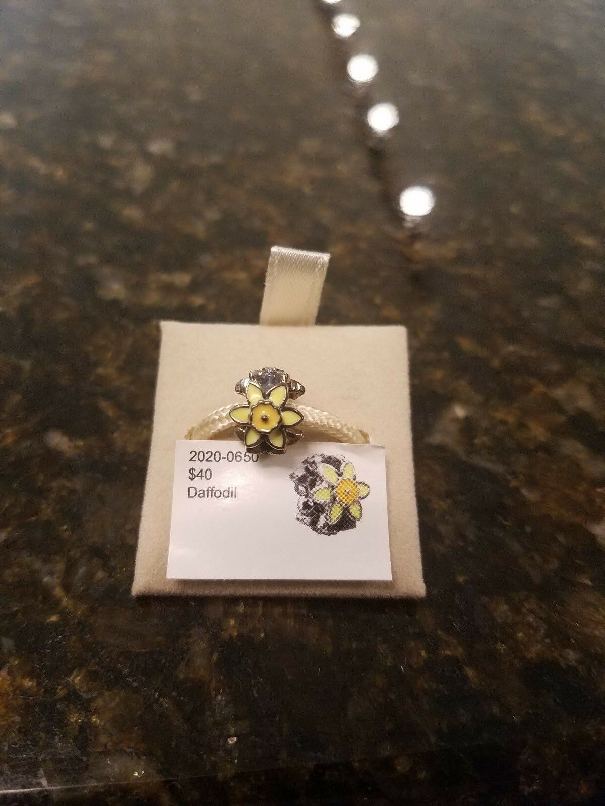 

Authentic Chamilia Daffodil Bead