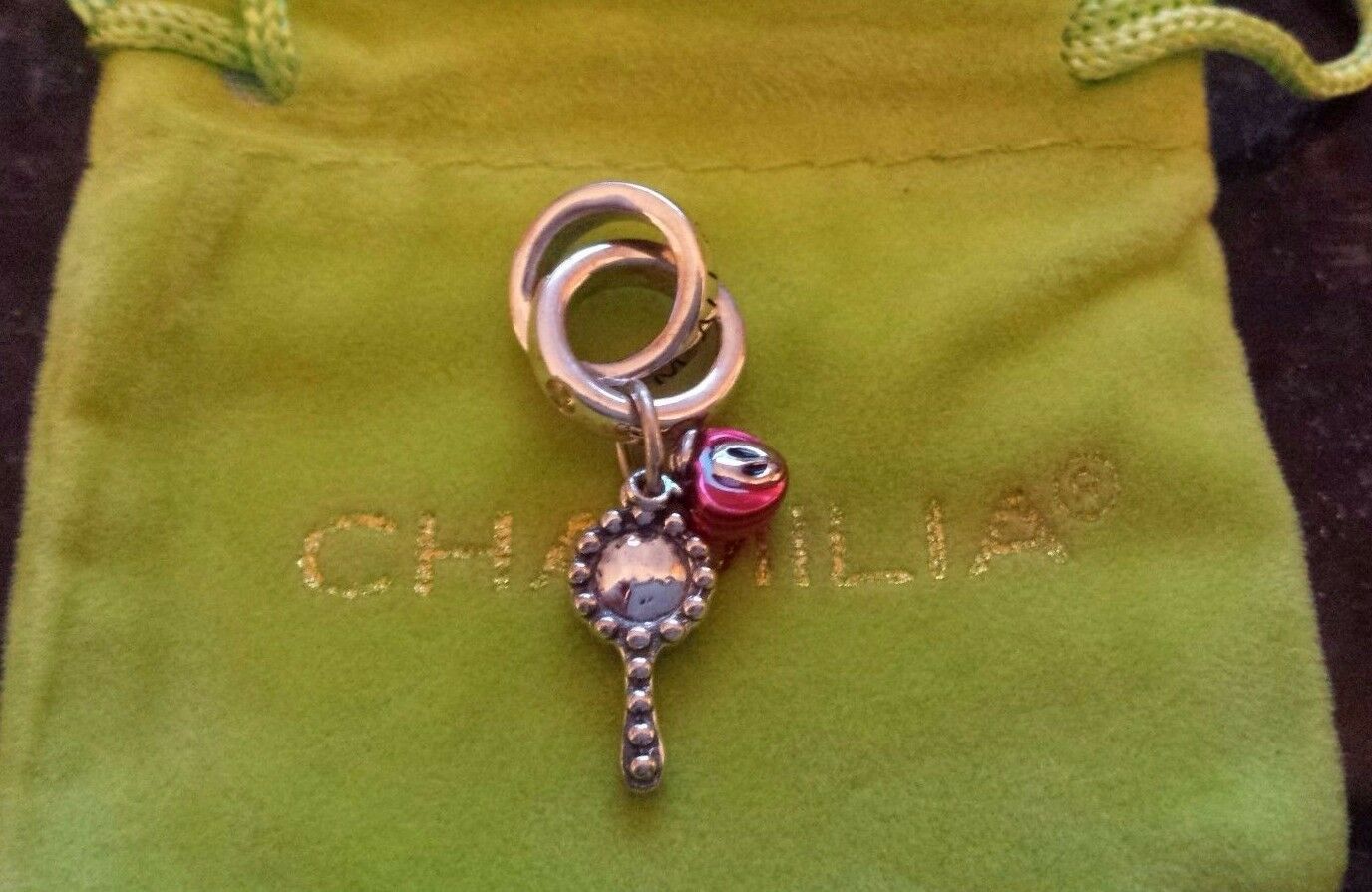 

Authentic Chamilia Disney Fairest of Them All- Yellow CZ