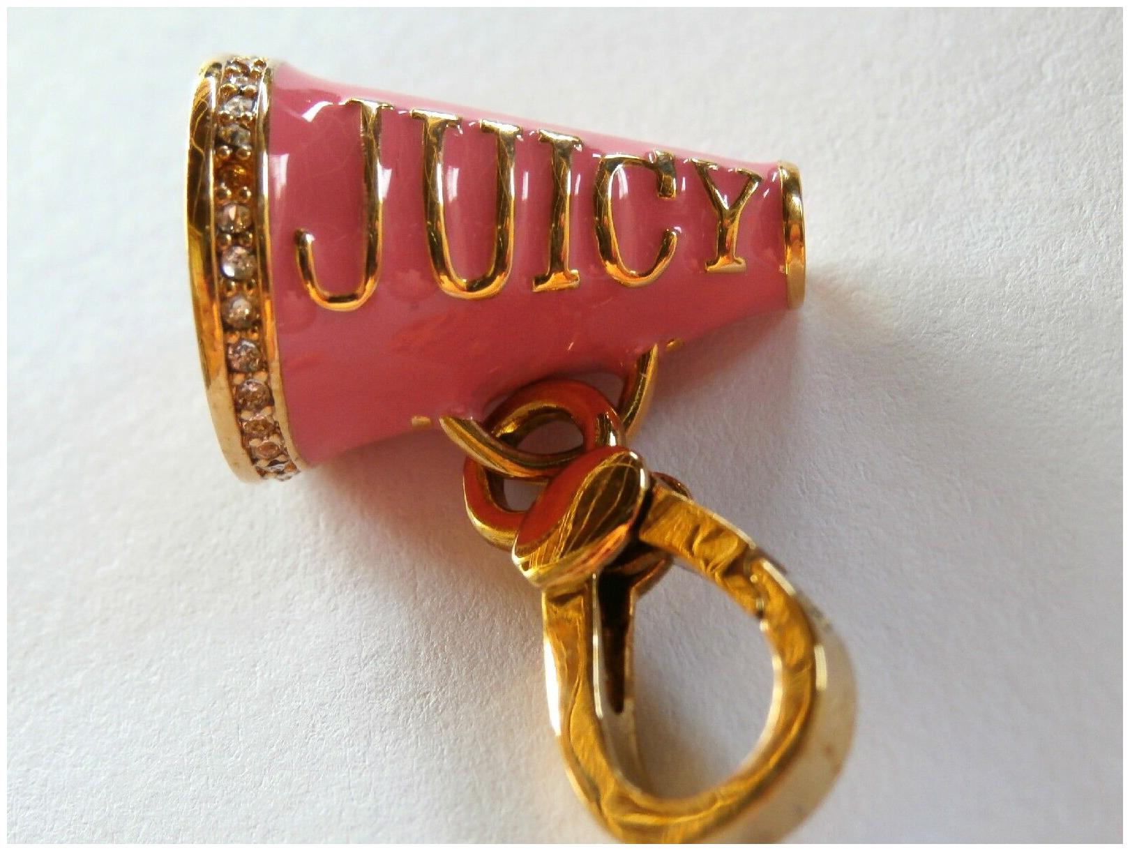 

AUTHENTIC NWT JUICY COUTURE MEGAPHONE NEVER USED VERY RARE CHARM IN BOX RETIRED