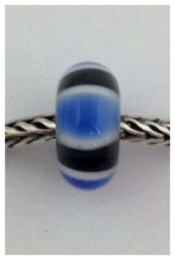 

Authentic Trollbeads Blue Symmetry Murano Glass Bead Charm 61411 New