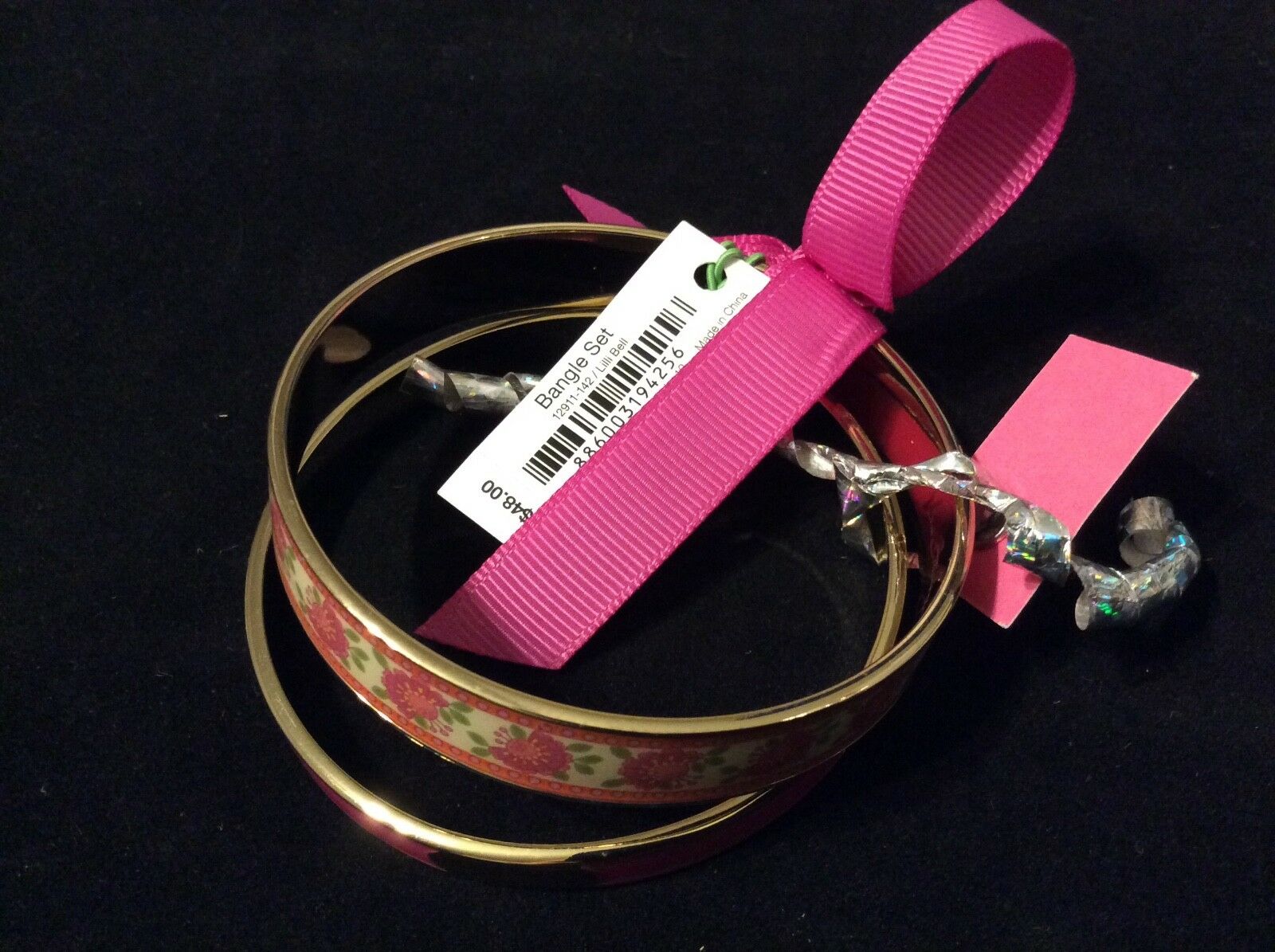 

Authentic Vera Bradley Lilli Bell Bangle Set 12911-142 NWT
