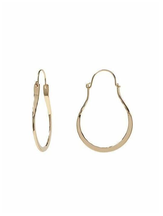 

Banana Republic Women s Hammered Hoop Earrings NWT 38 Gold