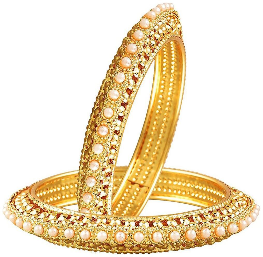 

Bandish Center Line Pearl Bangle Set