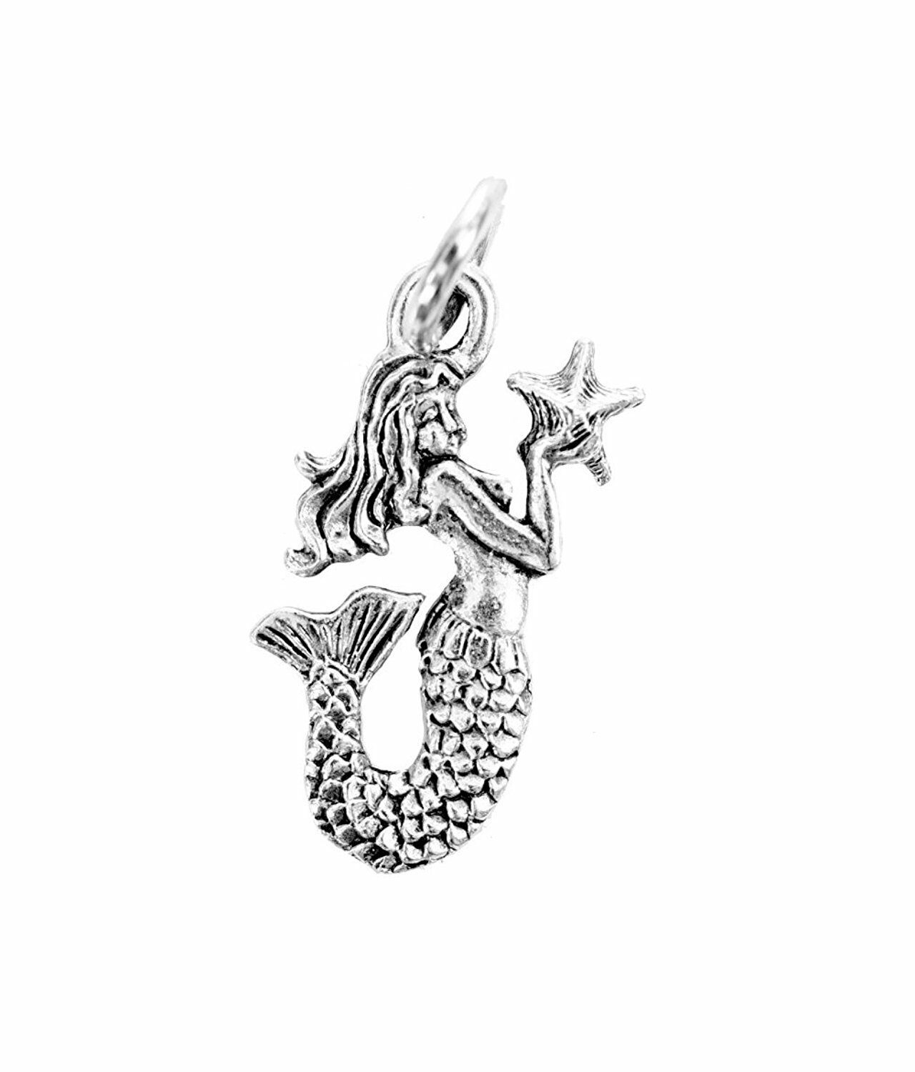 

Beaucoup Designs Shell Sea Mermaid Crab Necklace Bracelet Charm -Choose Design