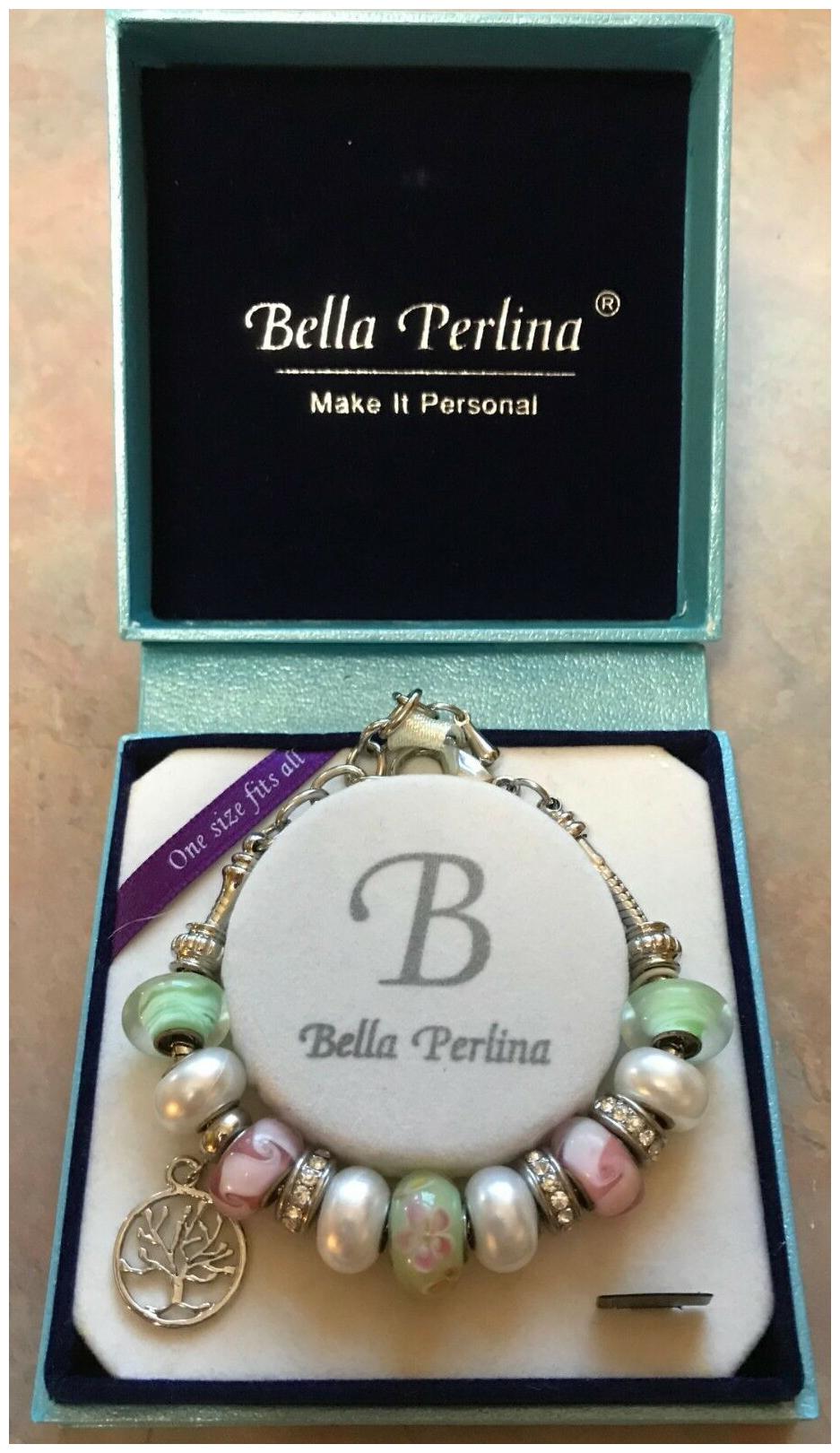 

Bella Perlina Charm Bracelet with Family Tree Charm