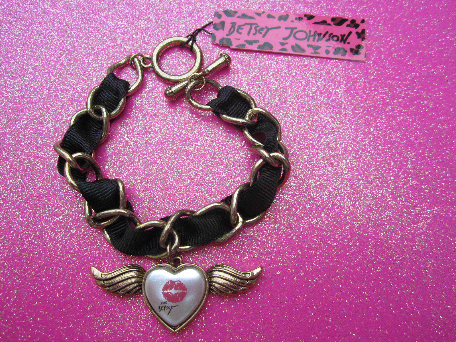 

Betsey Johnson Winged Heart Bracelet