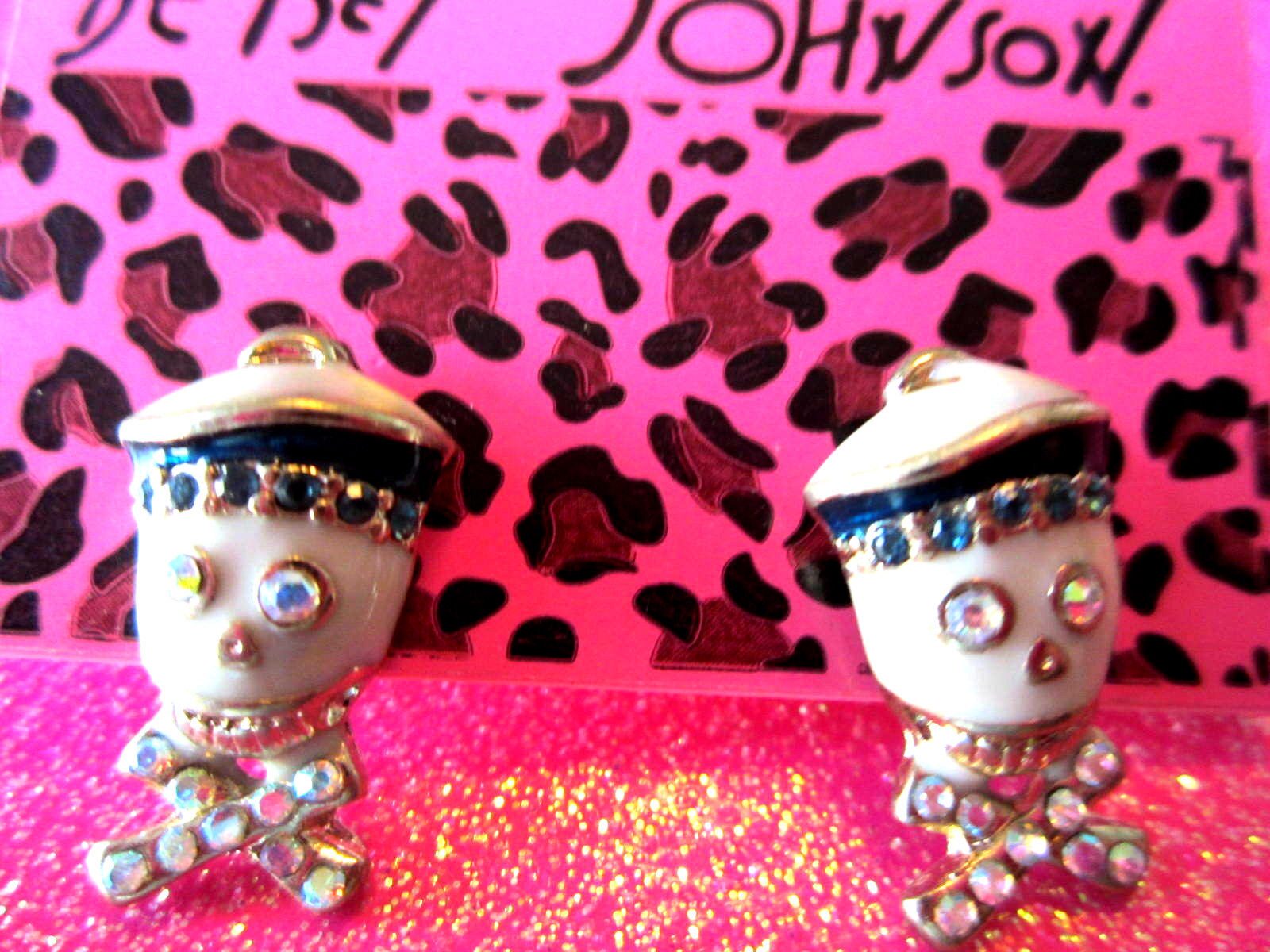 

Betsey Johnson Sailor Stud Earrings