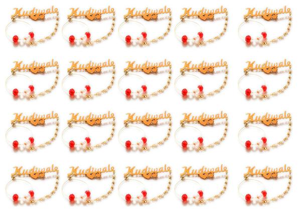 

BG Bazzar Gali Golden Gold Plated Metal Kudiwale Brooches for Men and Women -20 Pieces