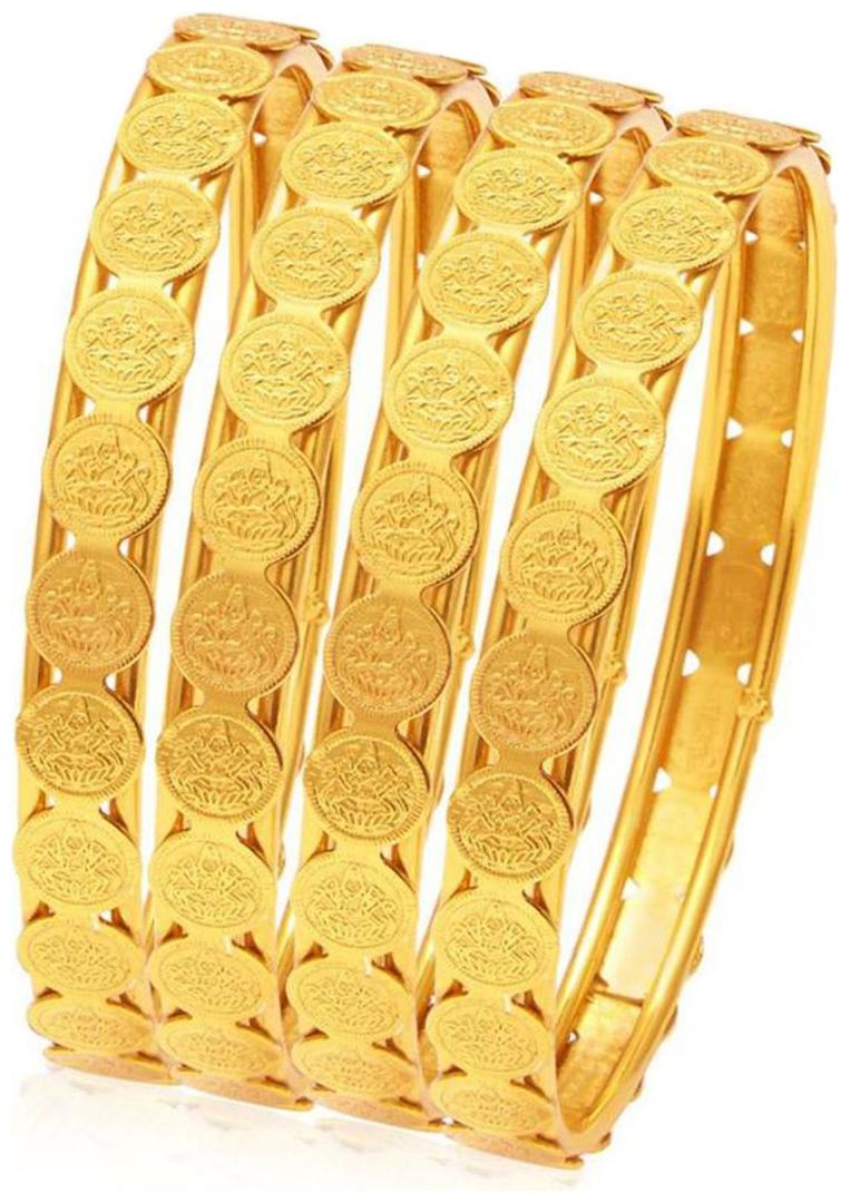 

Bhagya Lakshmi Gold Plated Bangle Set For Women