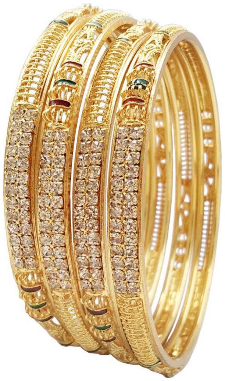 

Bhagya Lakshmi Traditional Gold Plated Bangles For Women