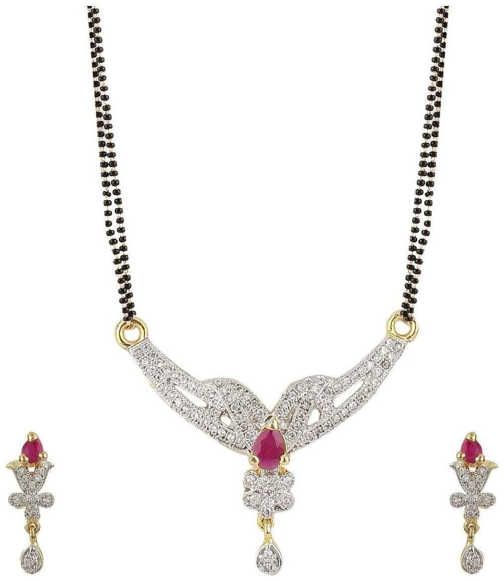 

Bhagya Lakshmi Women s Pride AD Mangalsutra For Women