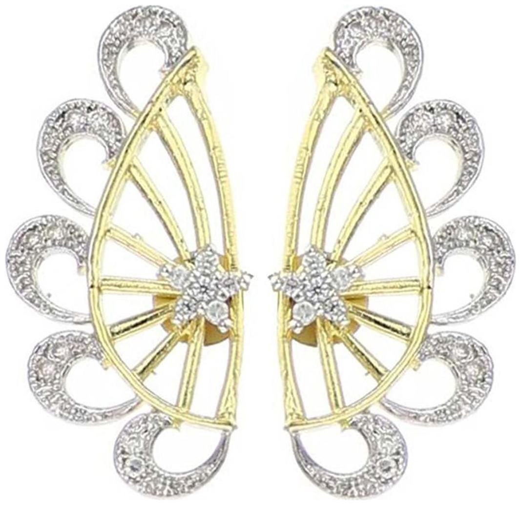 

Bhagya Lakshmi Traditional Women s Pride AD Stone Flower Style Earrings For Women