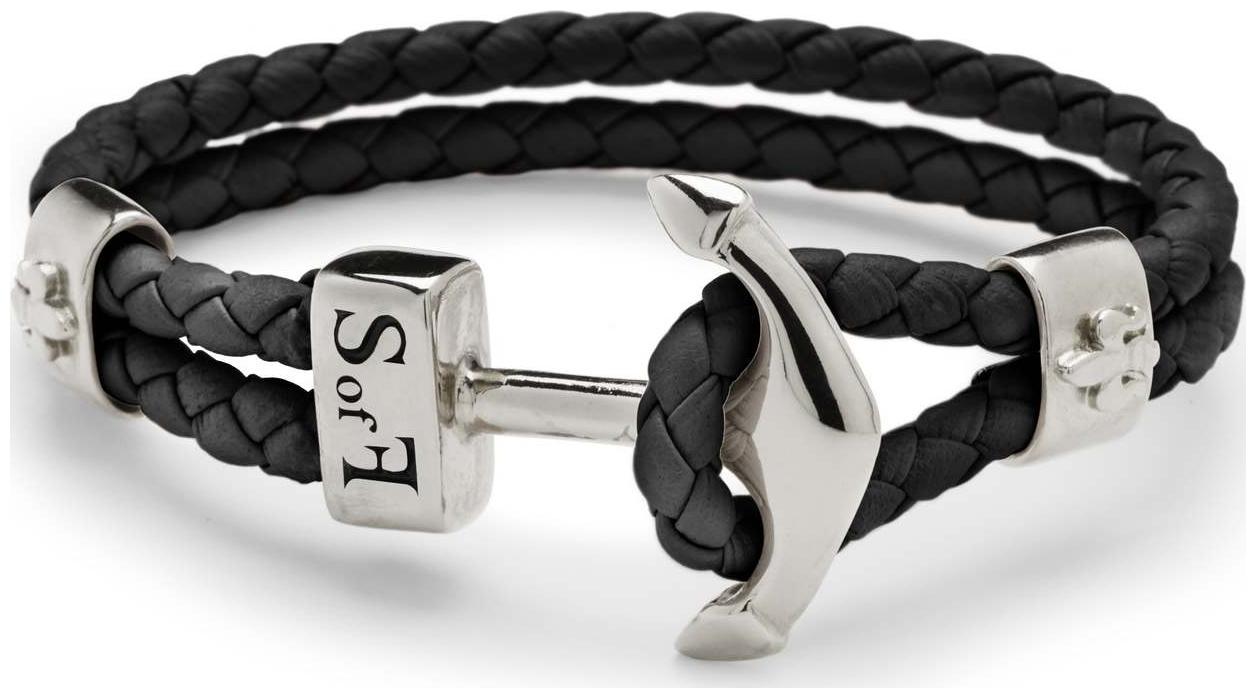 

Black Anchor Bracelet
