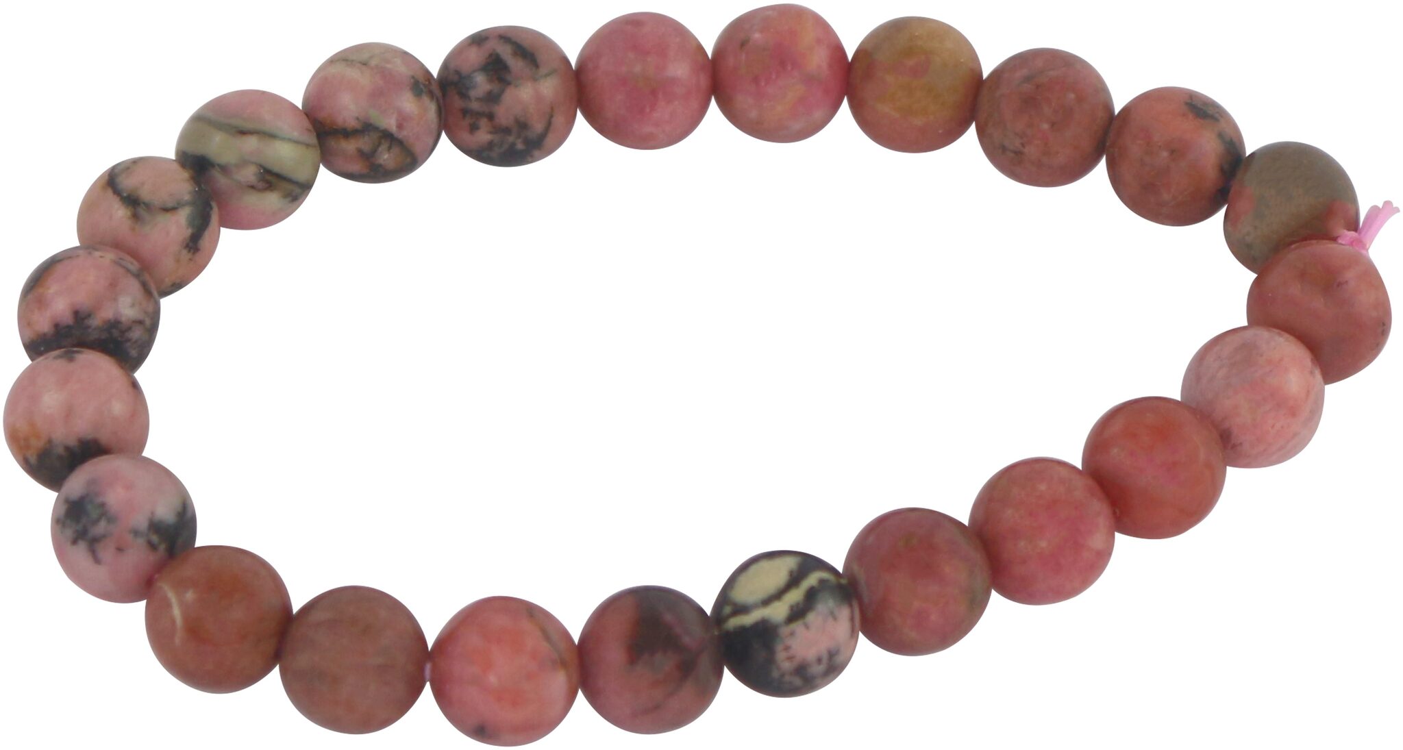

Brahmatells Rhodonite Beads Bracelet For Men Women