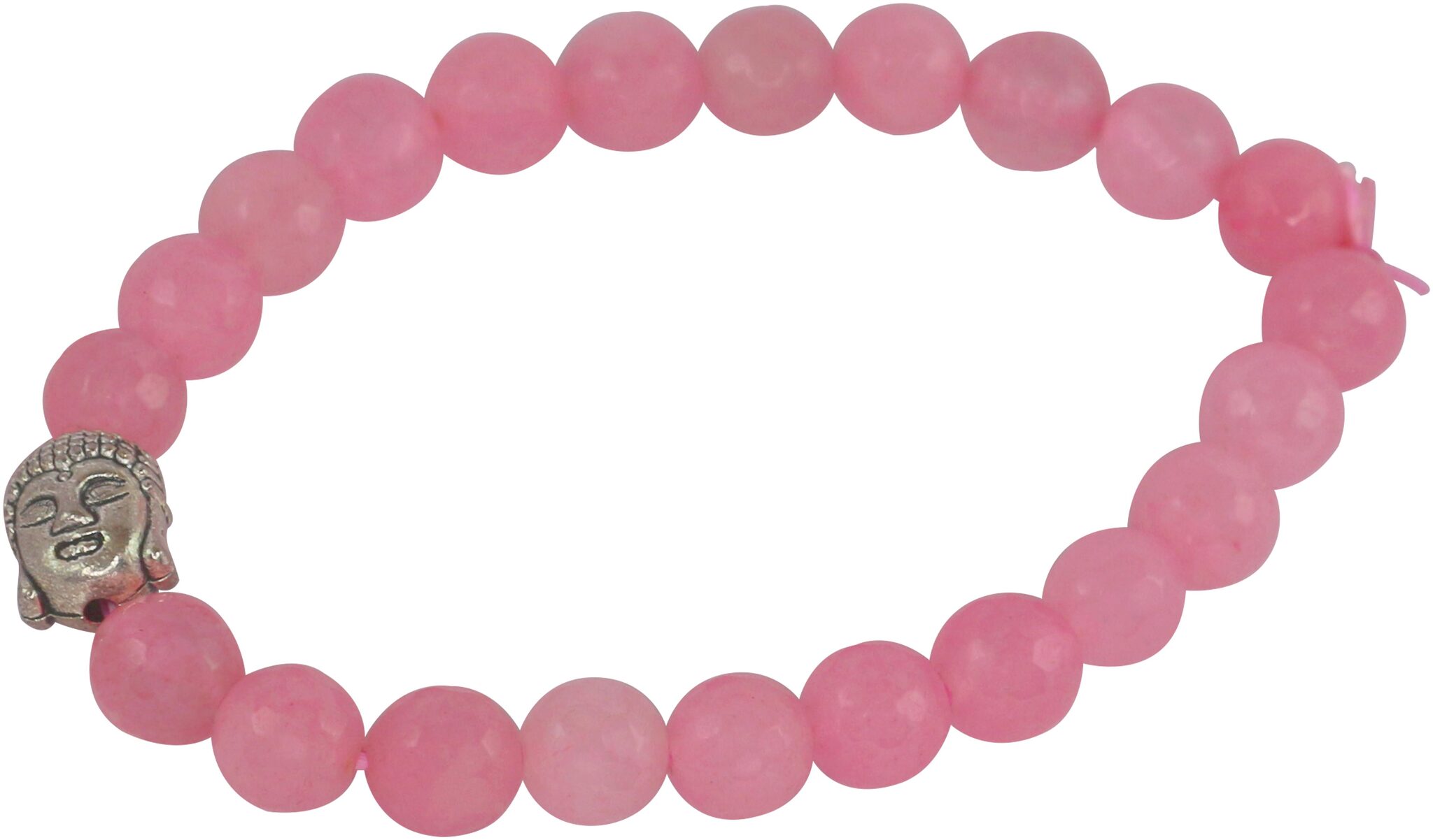 

Brahmatells Rosequartz Diamond Cut Bracelet For Men Women