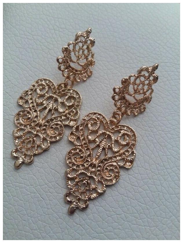 

Casablanca Dangle Earrings Boho Bohemian Chandelier Silver Gold Fashion Jewelry