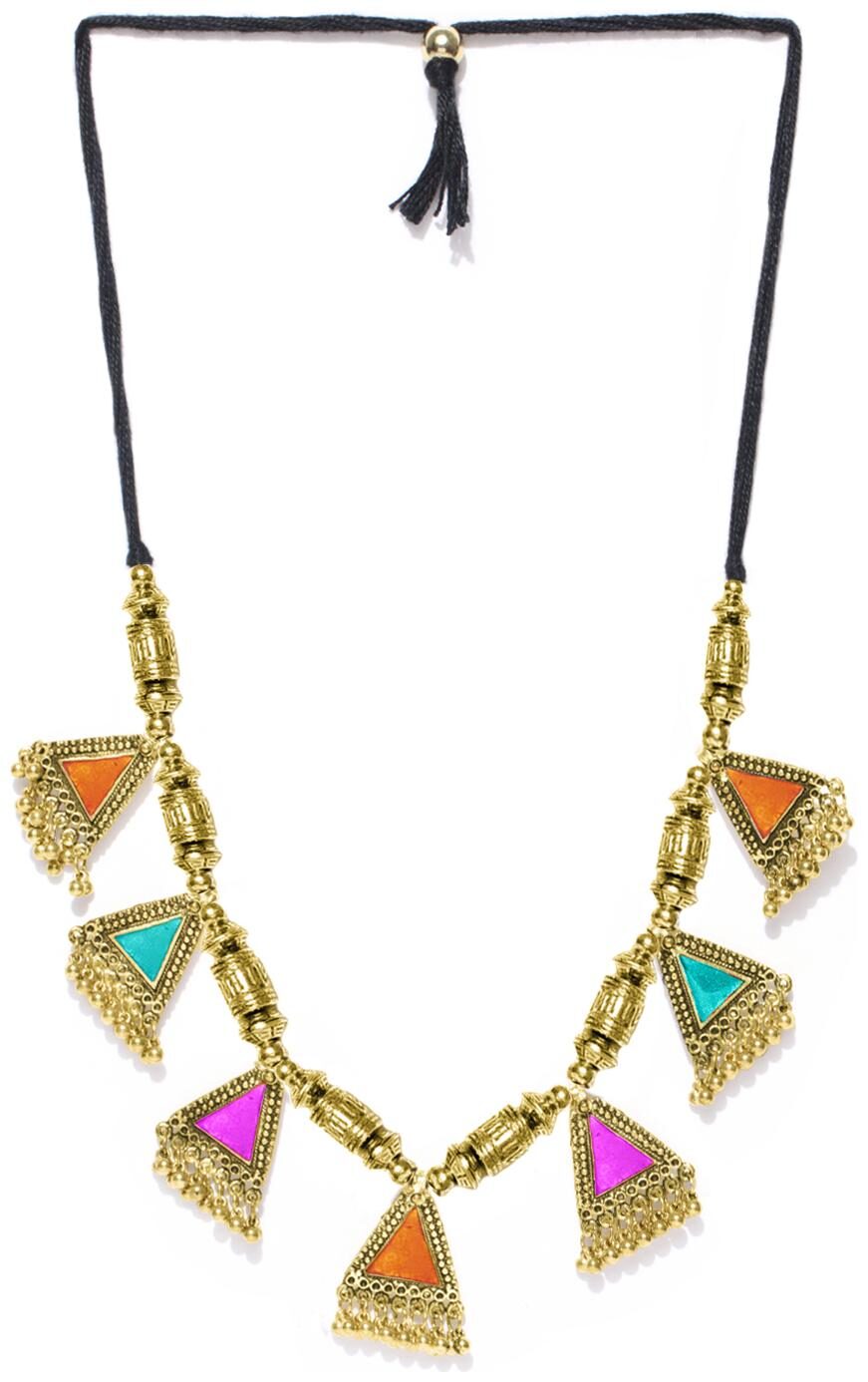 

Cemaya Ethnic Enamel Thread Necklace for women