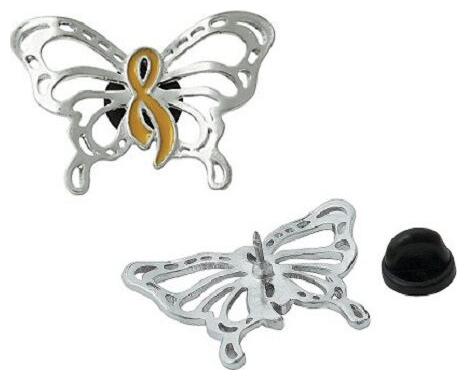 BUTTERFLY LAPEL PIN HAT TAC NEW