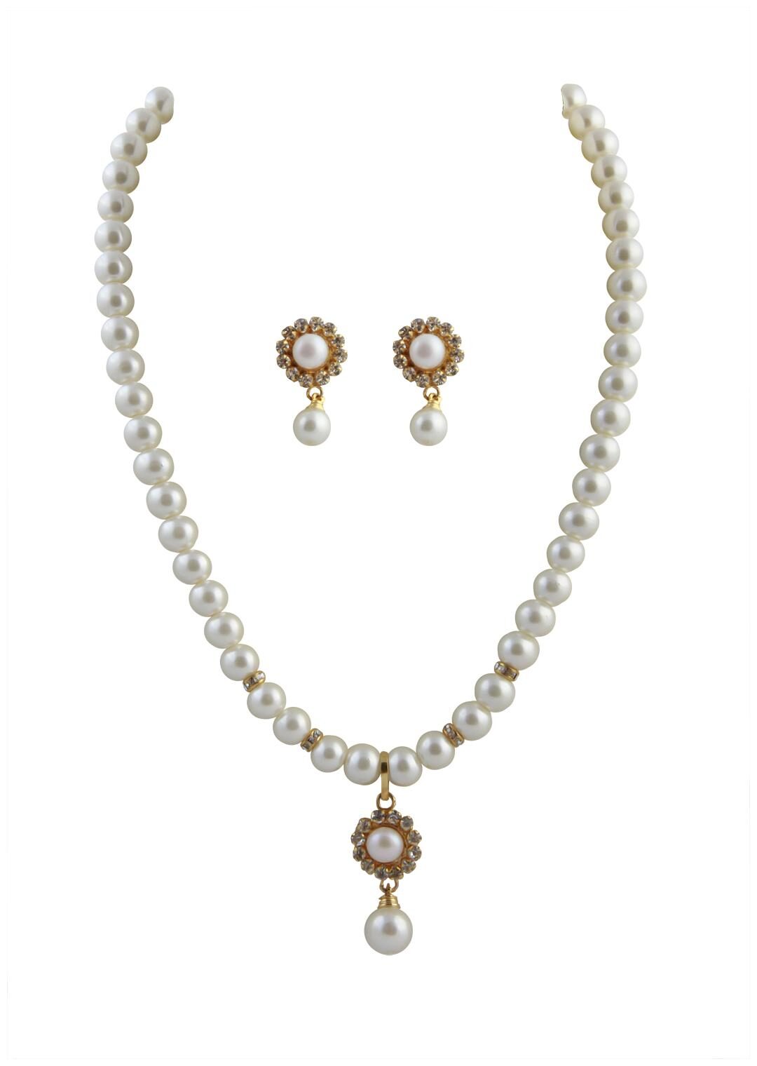

Classique Designer Jewellery Pearls Necklace Set For Women And Girls
