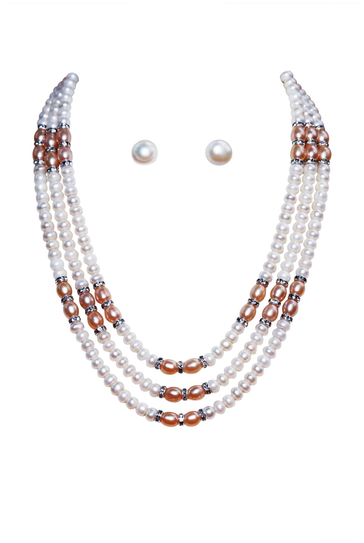 

Classique Designer Jewellery Pearls Necklace Set For Women And Girls