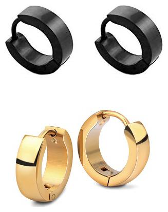 

COMBO OF EARRING BLACK AND GOLD (PAIR OF 2)