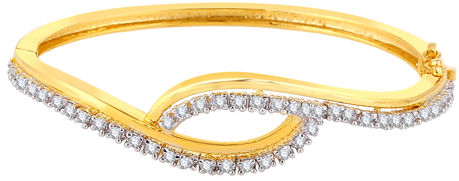 

Creation Plaisir Gold Plated Bracelet Kada For Women