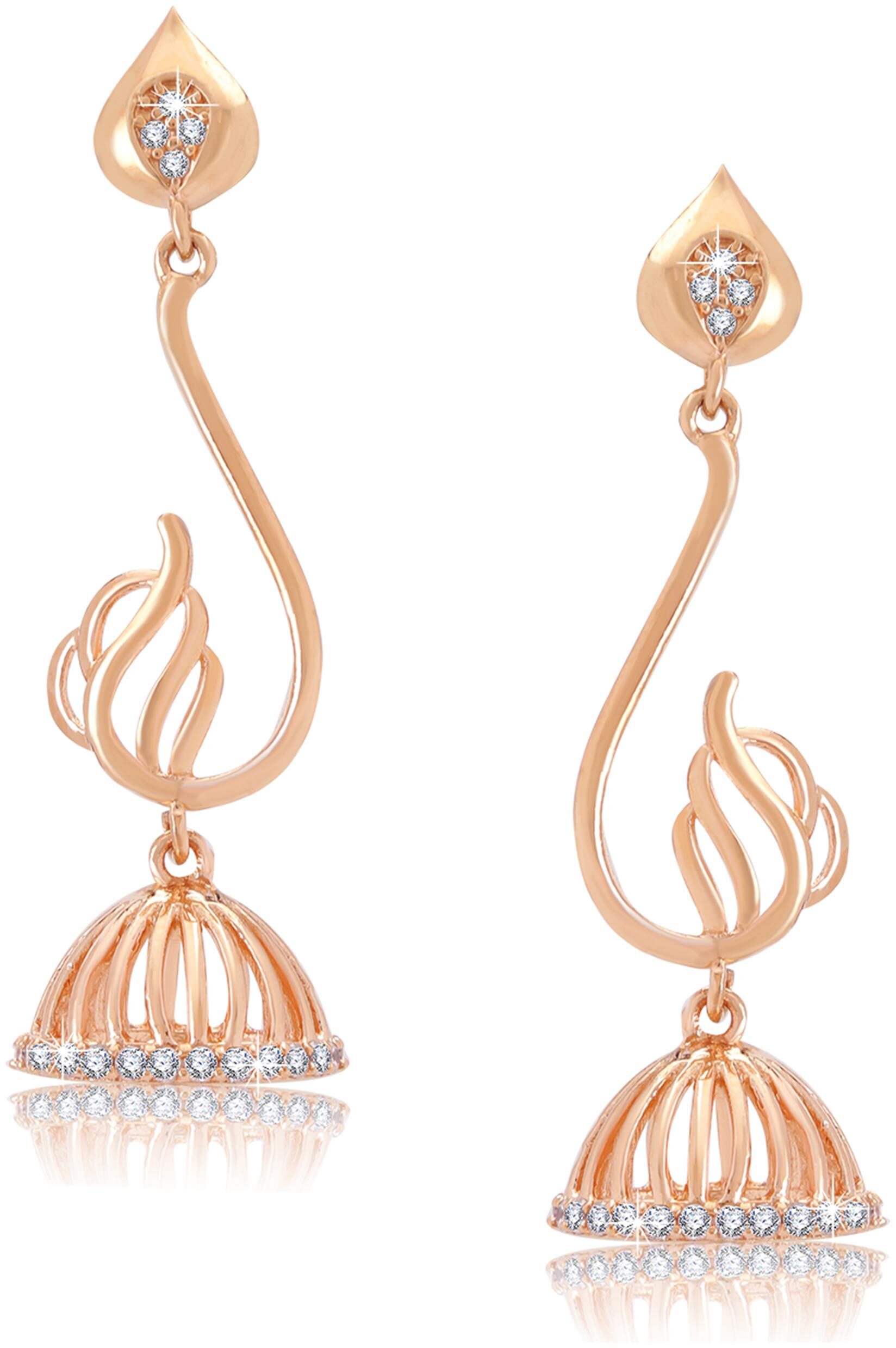 

Creation Plaisir Rose Gold Dangle Earring For Women