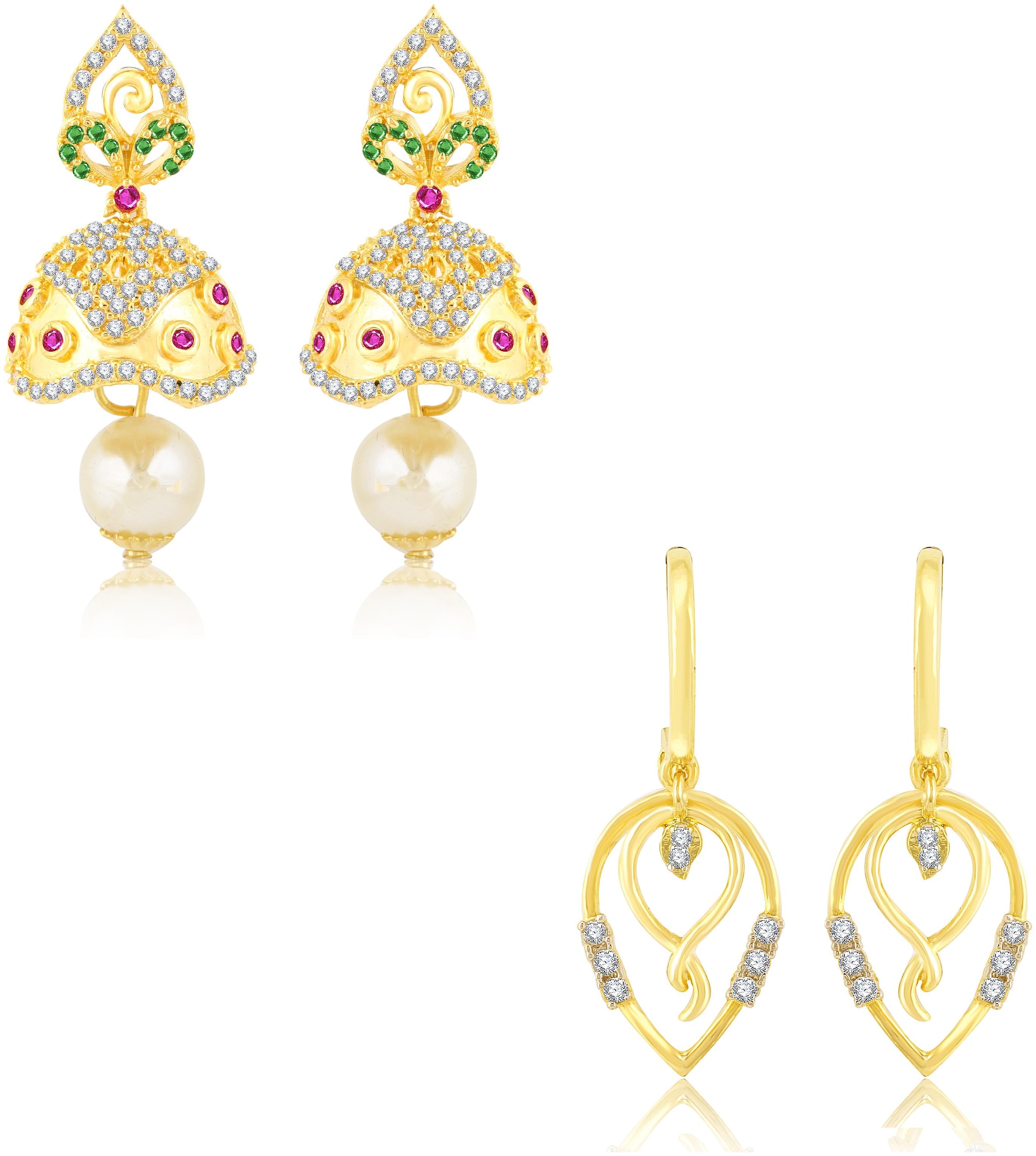 

Creation Plaisir Gold Stud Earring For Women