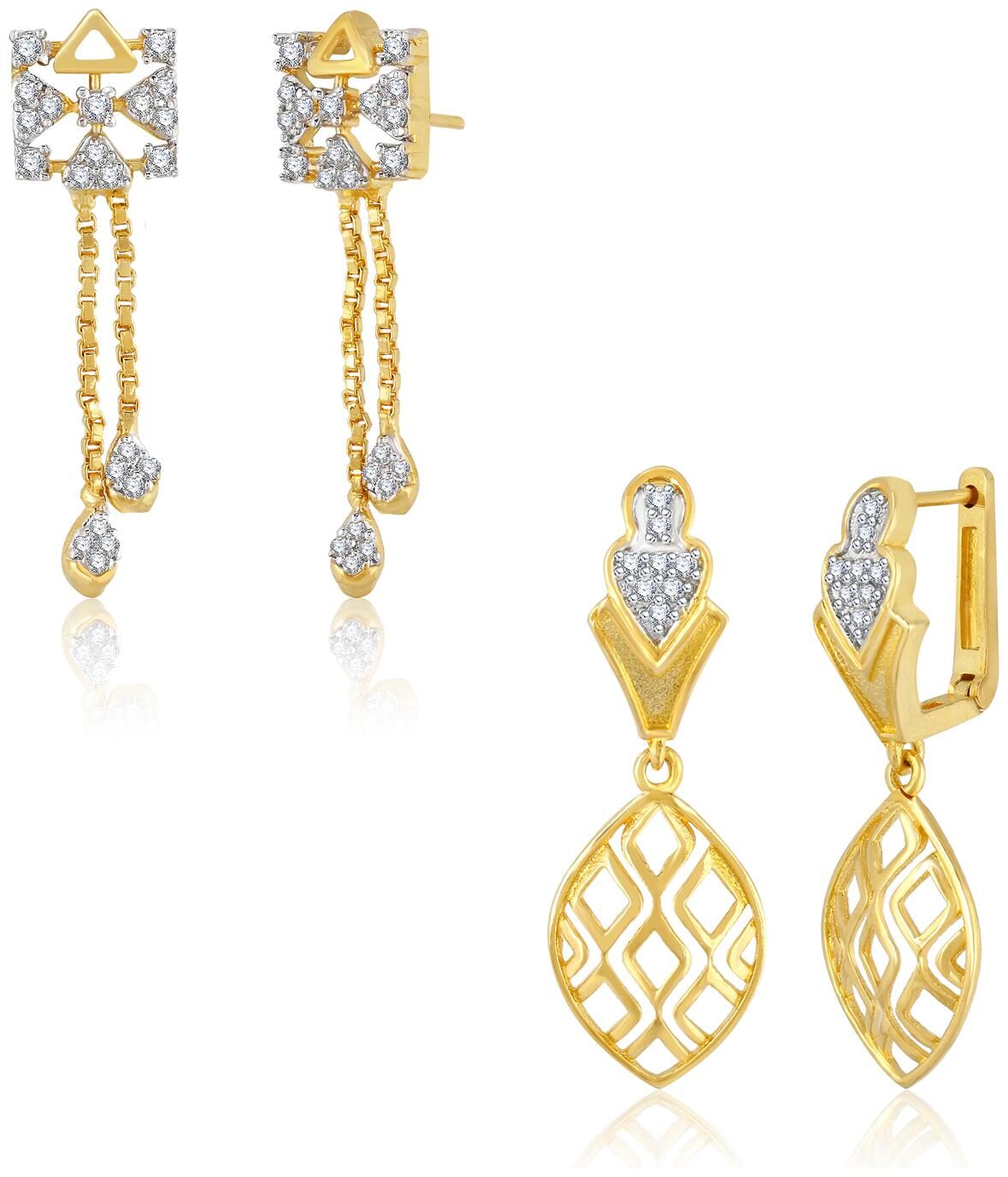 

Creation Plaisir Gold Stud Earring For Women