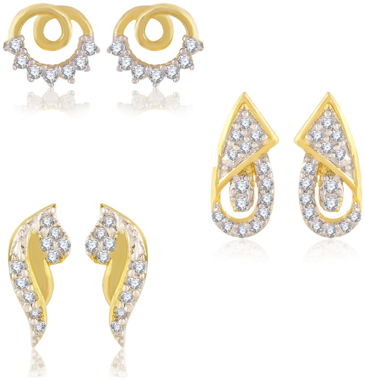 

Creation Plaisir Gold Stud Earring For Women