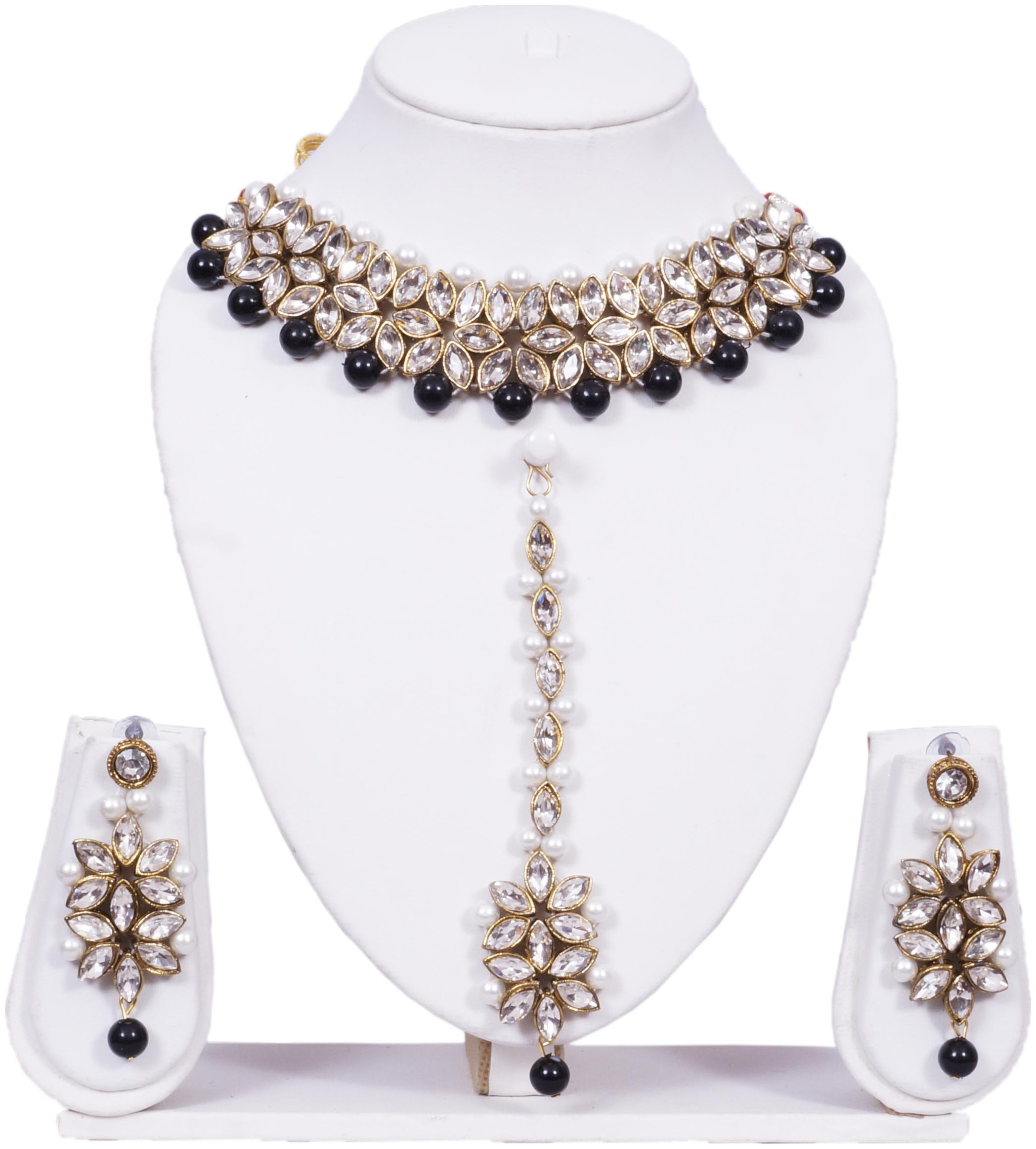 

Crystora Kundan Necklace Set